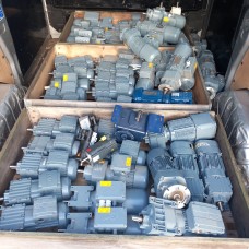 Vers binnen, assortiment SEW Eurodrive motoren.