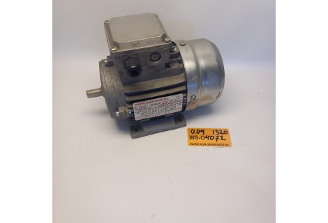 .0,09 KW 1320 RPM asmaat 9 mm. Unused.