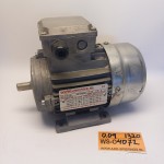 .0,09 KW 1320 RPM asmaat 9 mm. Unused.